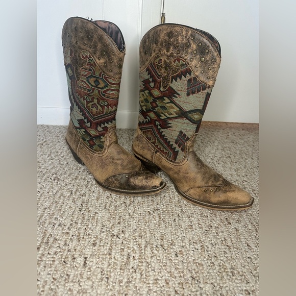 Laredo Aztec ladies boots size 10M - Picture 1 of 12